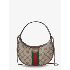 Gucci Women Ophidia Gg Fabric And Leather Shoulder Bag